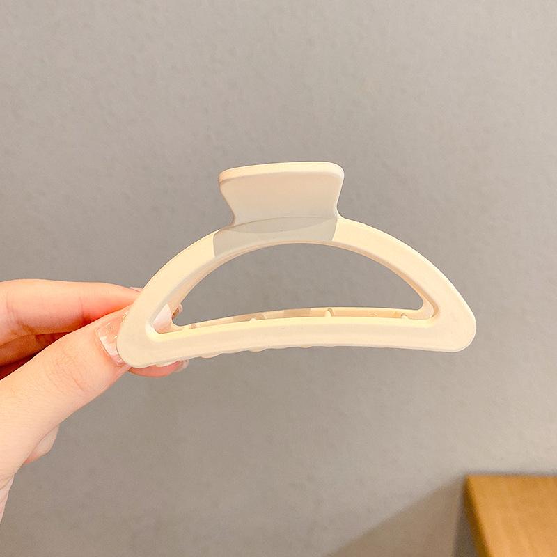 Elegant Large Hair Claw Clip for Thick Hair - High-End Korean Updo Shark Clip