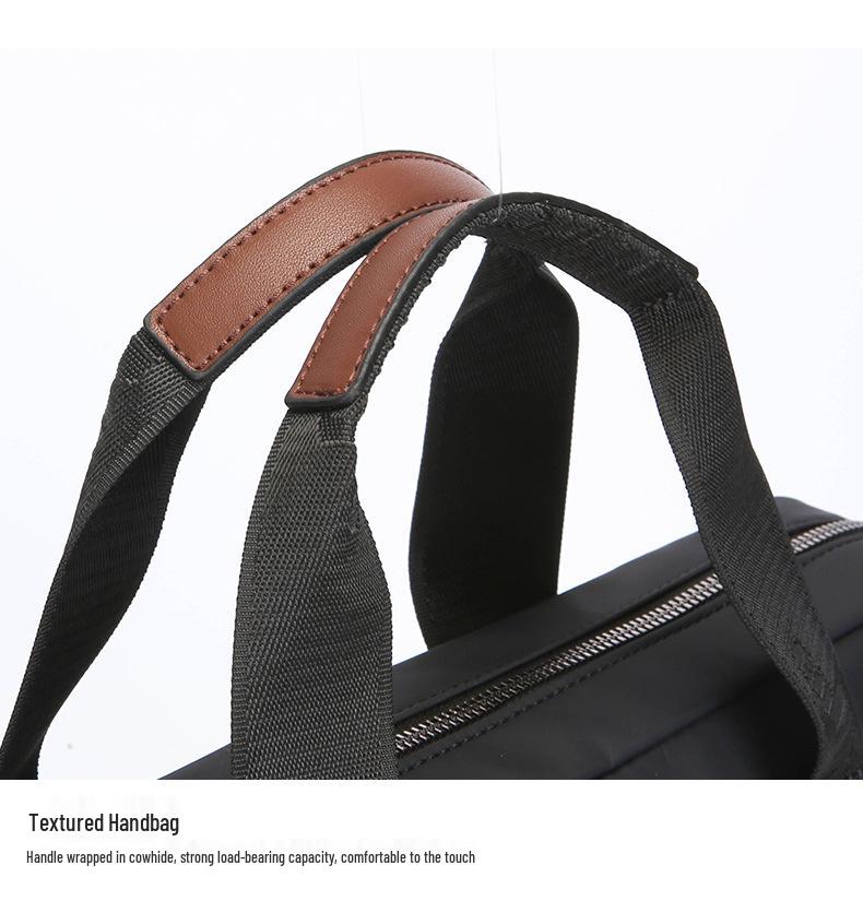 Lightweight Business Briefcase Crossbody Bag – Large Capacity Laptop Bag for Work & Travel