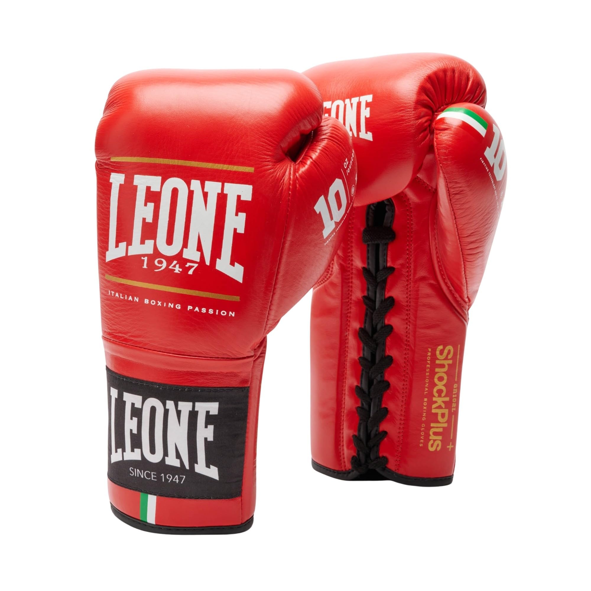

LEONE 1947 боксерские перчатки унисекс [ SHOCK PLUS ] 100% коровья кожа снаружи 50% конский волос накладка кружевного типа (8 унций) Красный GN102L [Оригинальный продукт]