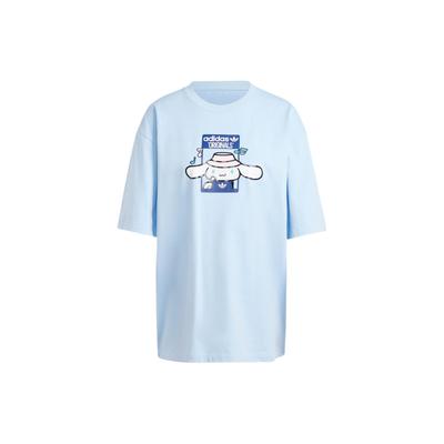 Originals Cinnamoroll T-Shirt mit Cartoon-Print Damen Oberteile Rosa Blau JF8314
