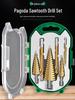Cobalt Hole Opener for Serrated Alloy Step Drill Bit, Stainless Steel Multi-functional Hole Expander