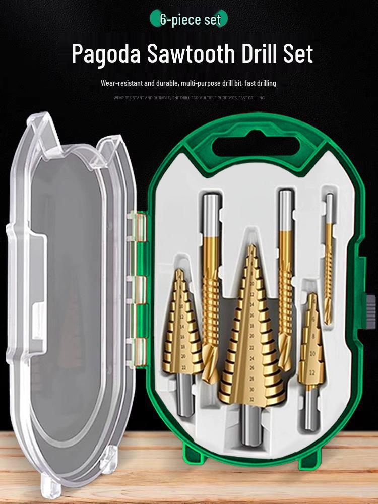 Cobalt Hole Opener for Serrated Alloy Step Drill Bit, Stainless Steel Multi-functional Hole Expander
