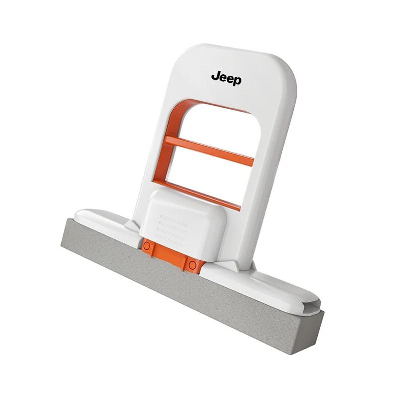Multi-Functional Retractable Car Mini Mop Wet Dry Dual Use for Jeep Renegade Wrangler JK JL Grand Auto Cleaning Accessories ALV1