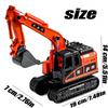 Simulation Excavator Model Toy Rotatable Forklift Car Model  Collection