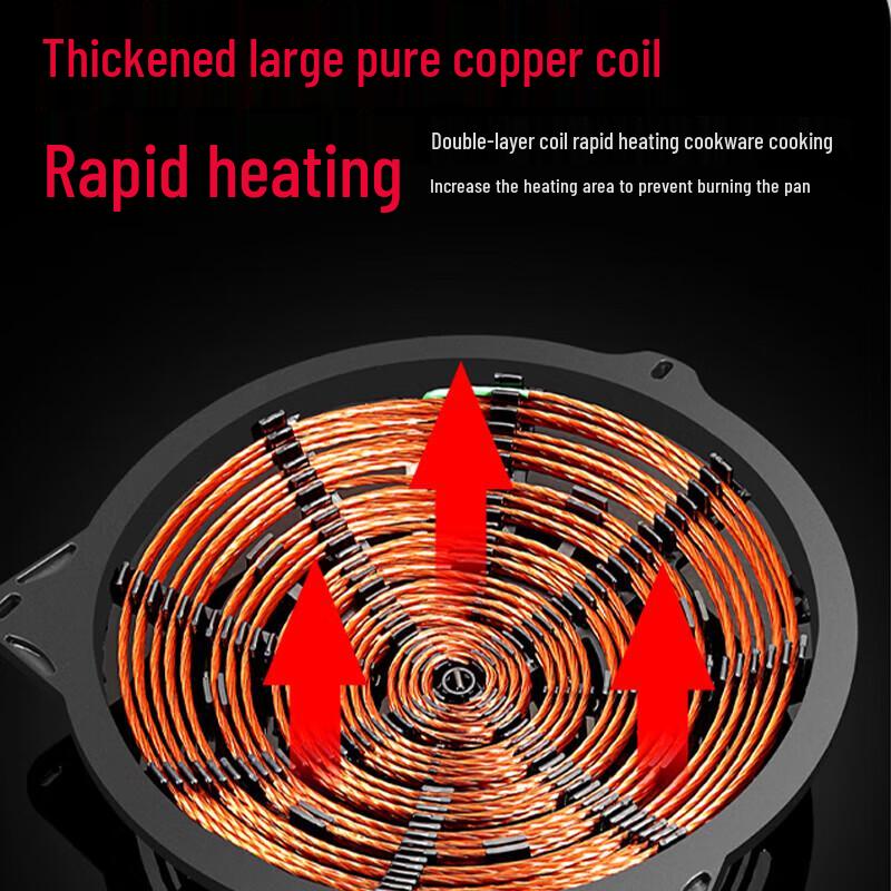 SongRun Commercial Countertop Induction Stir-Fry Wok Stove