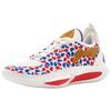 Li Ning JB3 Cushioning, Wear Resistant Low Top Basketball Shoes Unisex White Blue Red ABAU107-44