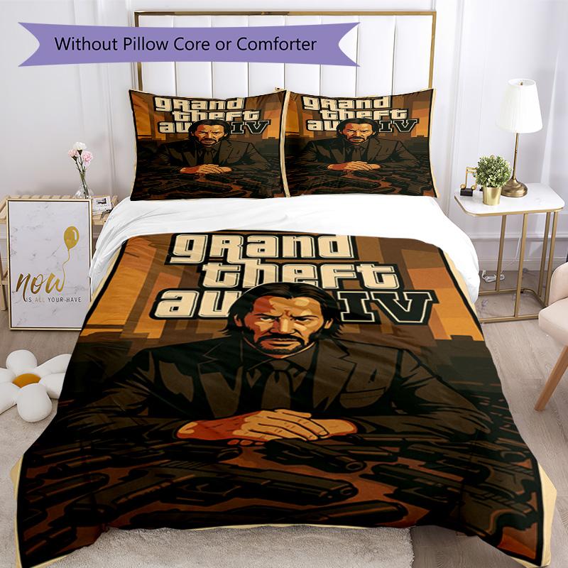 Gta Bettwäschebezug-Set Geeignet für Spielzimmer Maschinenwaschbar Weihnachtsgeschenk
