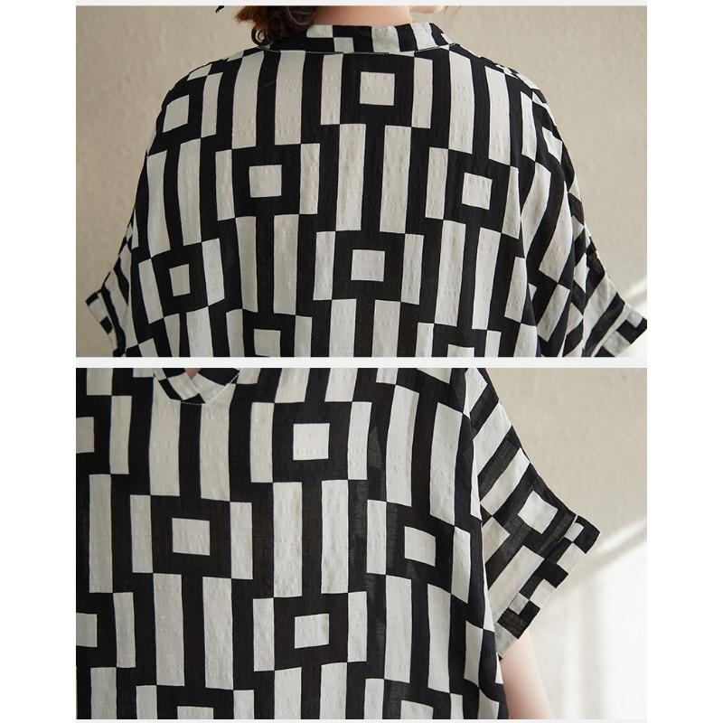 DIMANAF 2025 New Women Plus Size Summer Casual Dress Vintage Long Dress Loose Maxi Basic Printing Holiday