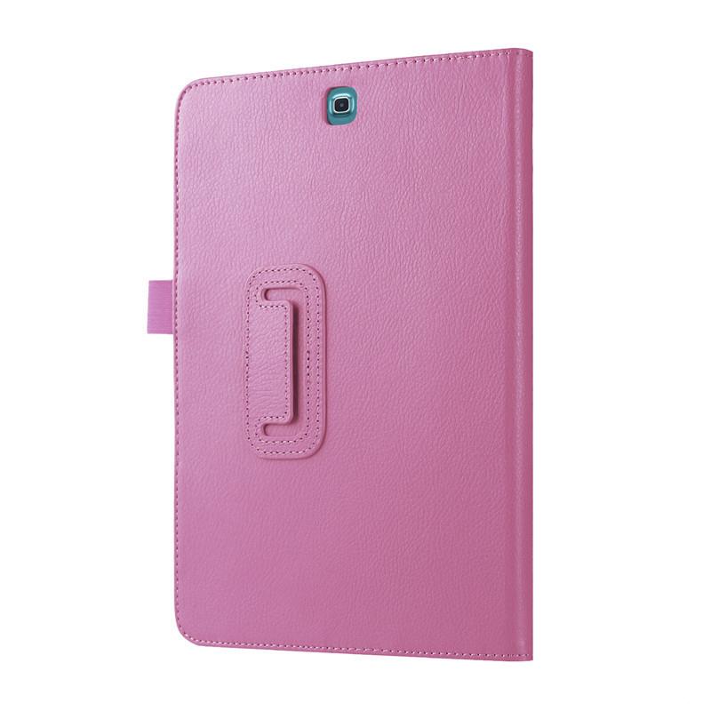 

Раскладной планшет для Samsung Galaxy Tab A T550 T555 SM-T550 9,7, чехол-подставка из искусственной кожи для Samsung Galaxy Tab a SM t550 розовый