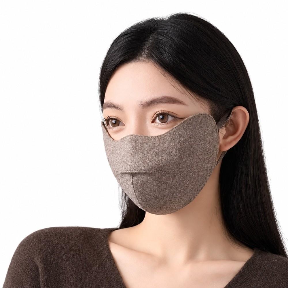 Inner Layer Silk Full Face Cover Anti Cold Warm Face Shield Soft Winter Face Mask Winter Travel