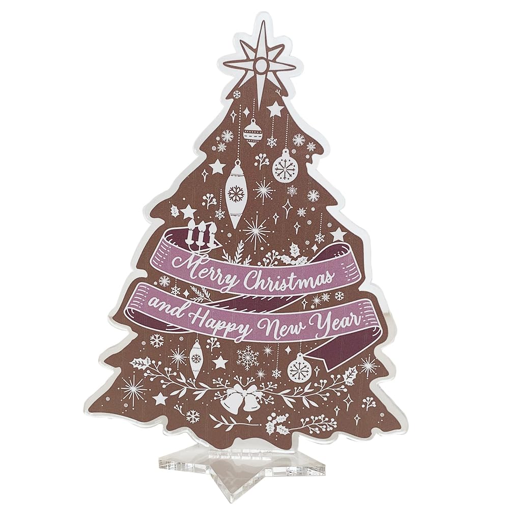 

Акриловая Рождественская 1 Мини Оригинал Сделано в Японии F+Tres Елка, Серо-бежевый, Штука, Настольная, Высота 13,2 см, Сиденье в форме звезды, Дизайн,