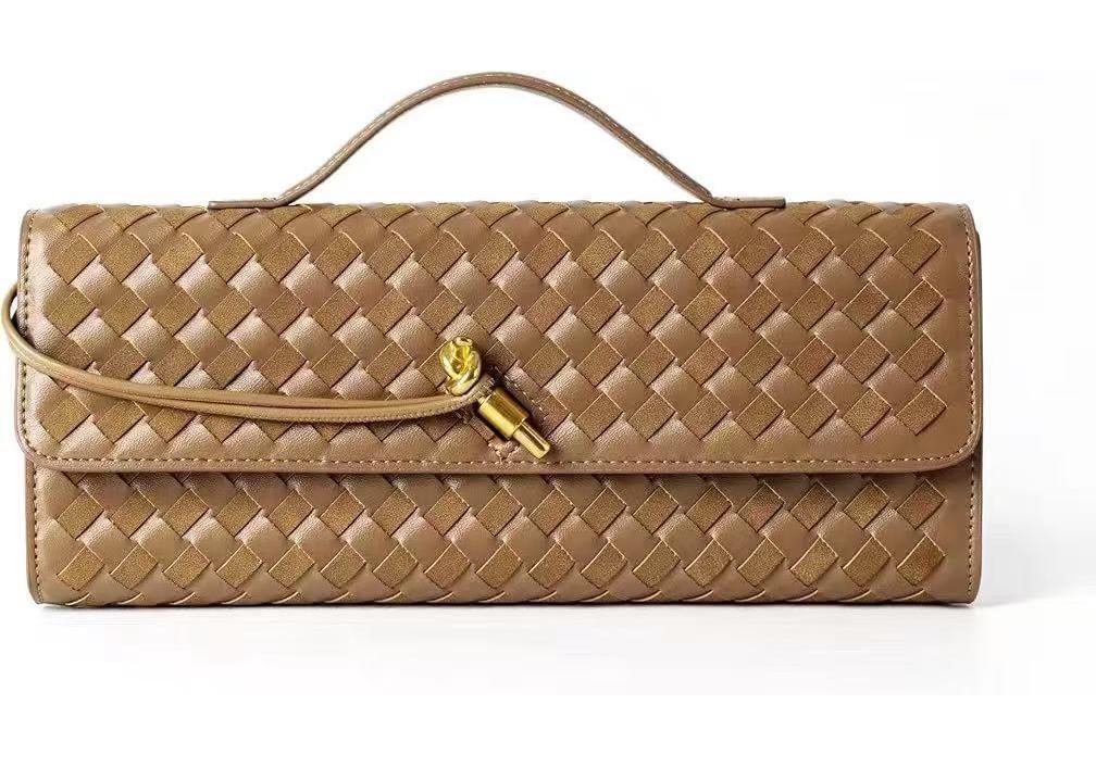 Sac bandoulière fourre-tout baguette tissé polyvalent haut de gamme