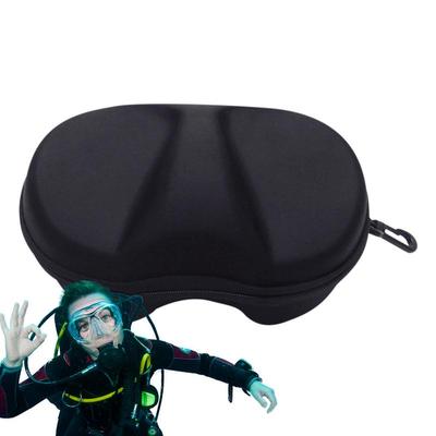 1 stücke EVA Tauchen Brille box Schnorchel Zipper Fall Eingebaute Haken Design Lagerung Box Unterwasser Scuba Schnorcheln Container Box