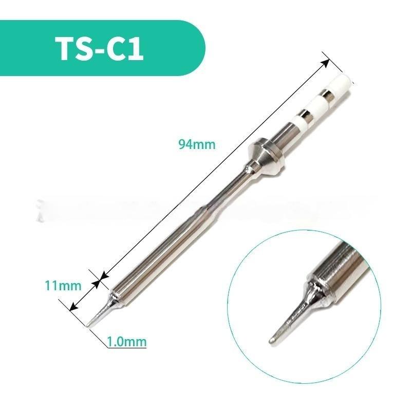 TS Series Soldering Iron Heads Anti-Oxidation Wear Resistant TS-K KU ILS C4 JL02 BC2 Fit TS100 Pine64 for Electronic Maintenance