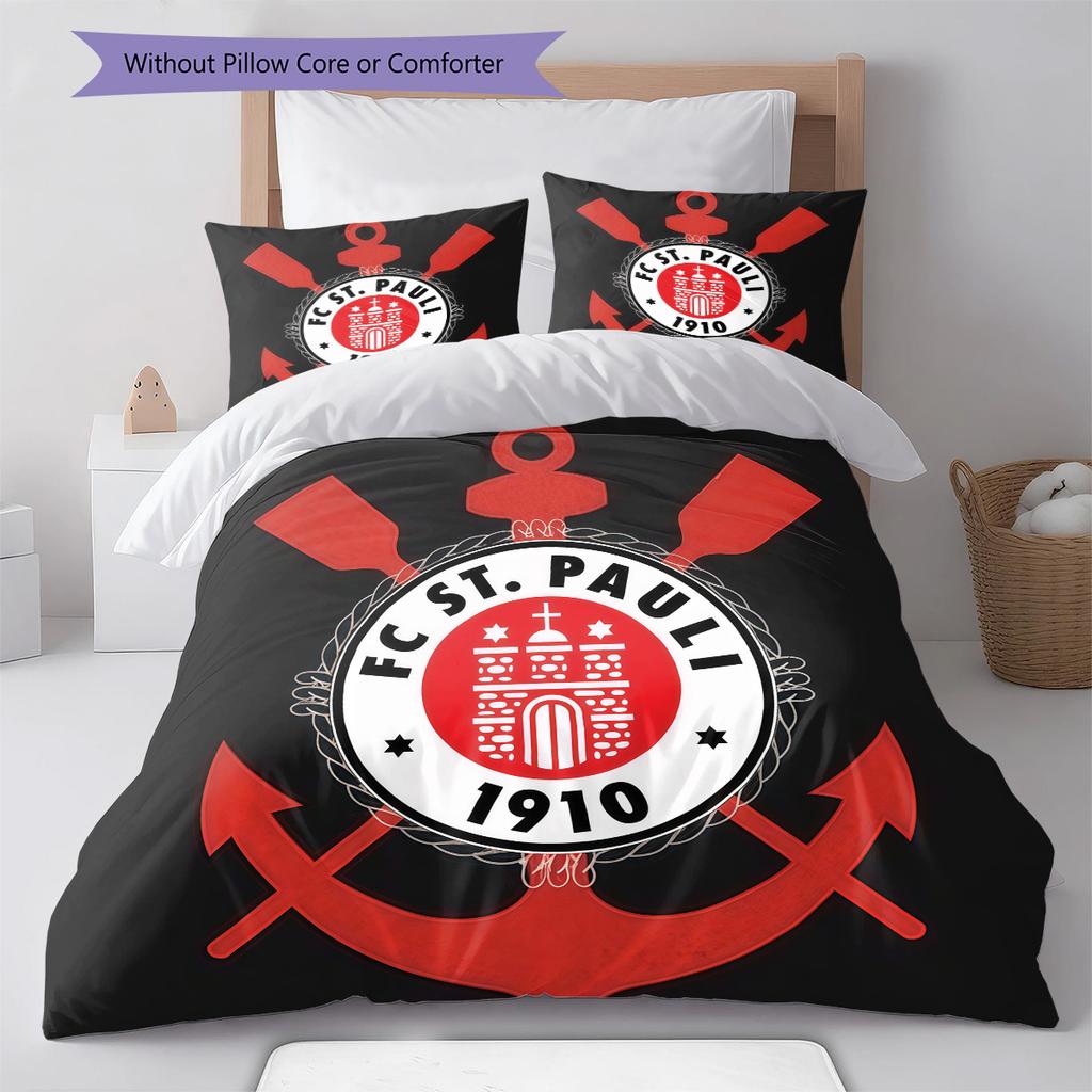 St. Poster di Pauli Set Piumone Biancheria da Letto Copripiumone Federa Decorazione per la Casa Regalo di Compleanno (1 * copripiumino + 2 * federa, senza nucleo)