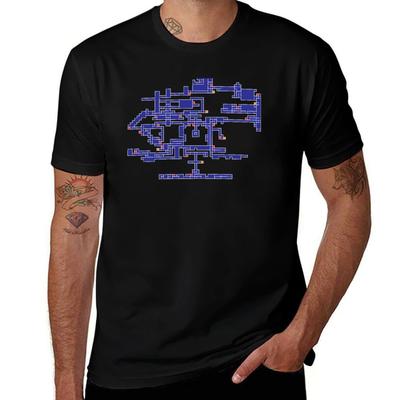 SOTN Map T-Shirt Man T Shirt Cotton High Quality T Shirt for Man 100 Percent Cotton T Shirt for Man T-Shirt