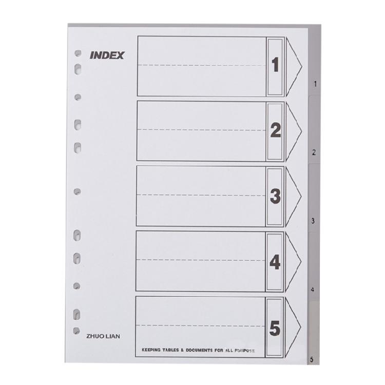 

Subject Dividers with 11-Hole Content List, Multipurpose Index Dividers