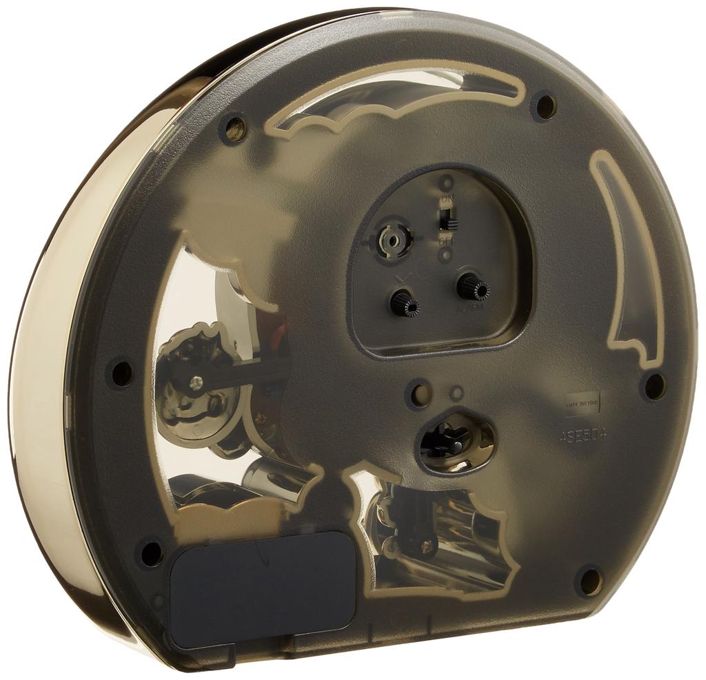 RHYTHM Ceas de masă Funcție de alarmă sonoră electronică analogică Golden Fantasyland 504SR 4SE504SR18