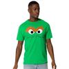 Sesame Street Mens Oscar The Grouch Face T-Shirt