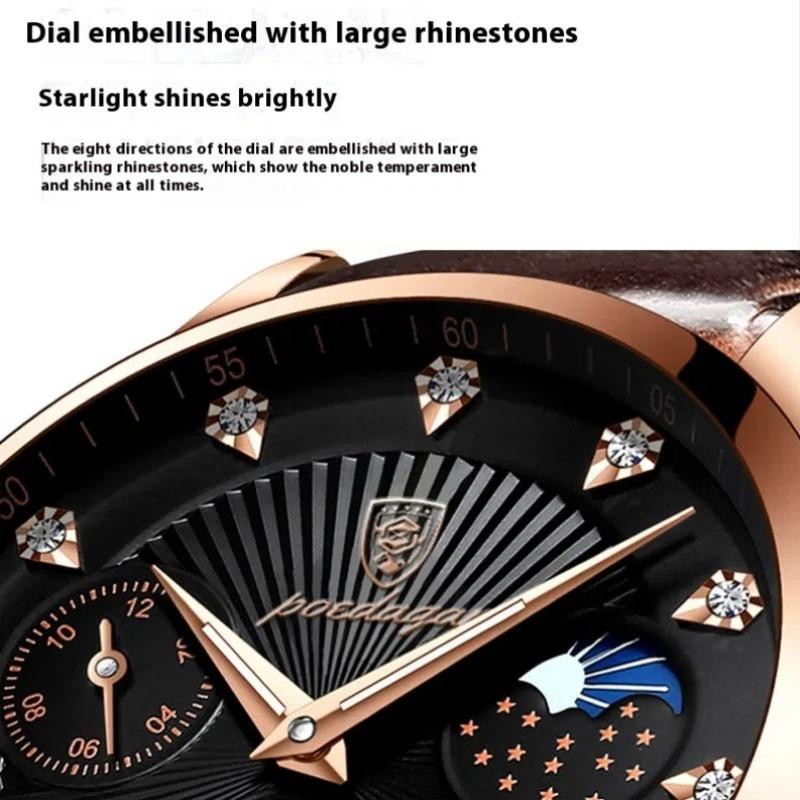 Top Brand Waterproof Luminous Men's Watch Ultra Thin Calendar Quartz Wrist Watch Fashion Business Clock