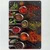 Retro Metal Tin Sign Spices Kitchen Bar Cafe Restaurant Wall Art Decor