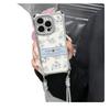 Lucky pattern is suitable for Apple 17 mobile phone case 16pro Apple 15 ProMax couple 14 with lanyard 13.