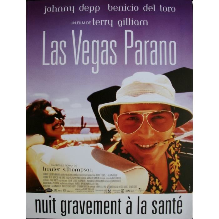 

LAS VEGAS PARANO Affiche Cinéma Originale Roulée Petit format 53x40cm Johnny Depp