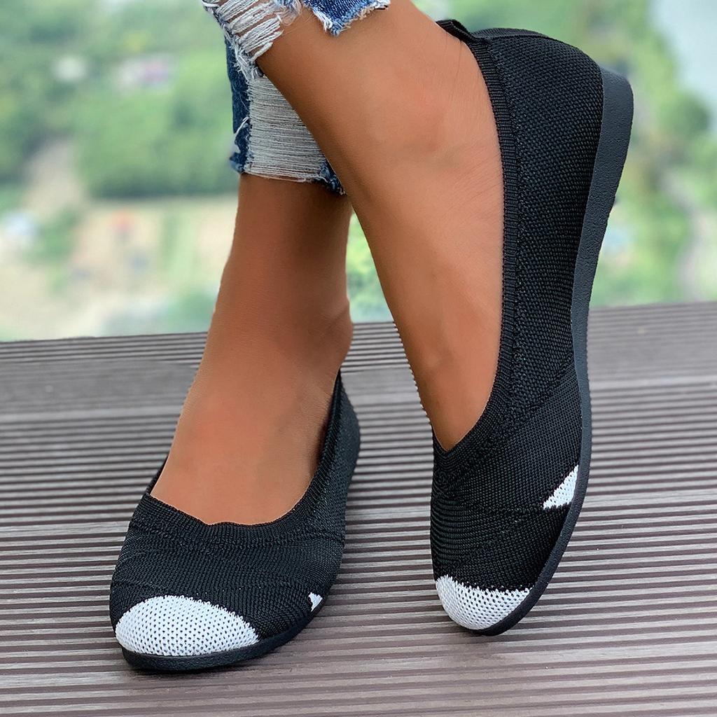 Women Flats Spring New Fashion Flat Bottom Casual Vintage Women Shoes Casual Fashion Cool Comfortable Cloth Loafers Shoes Women