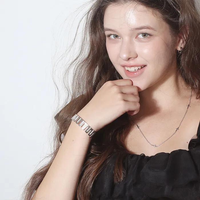 [ ] _Leonard Bracelet / Silver 925 / Bracelet LEONARD_HeBe_LNB13MBG