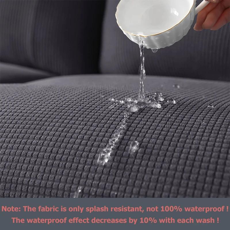 Water Repellent High Back Chair Cover Jacquard Stretch Xl Size Chair Covers For Dining Room Anti-Dirty Easy Care Seat Protectors