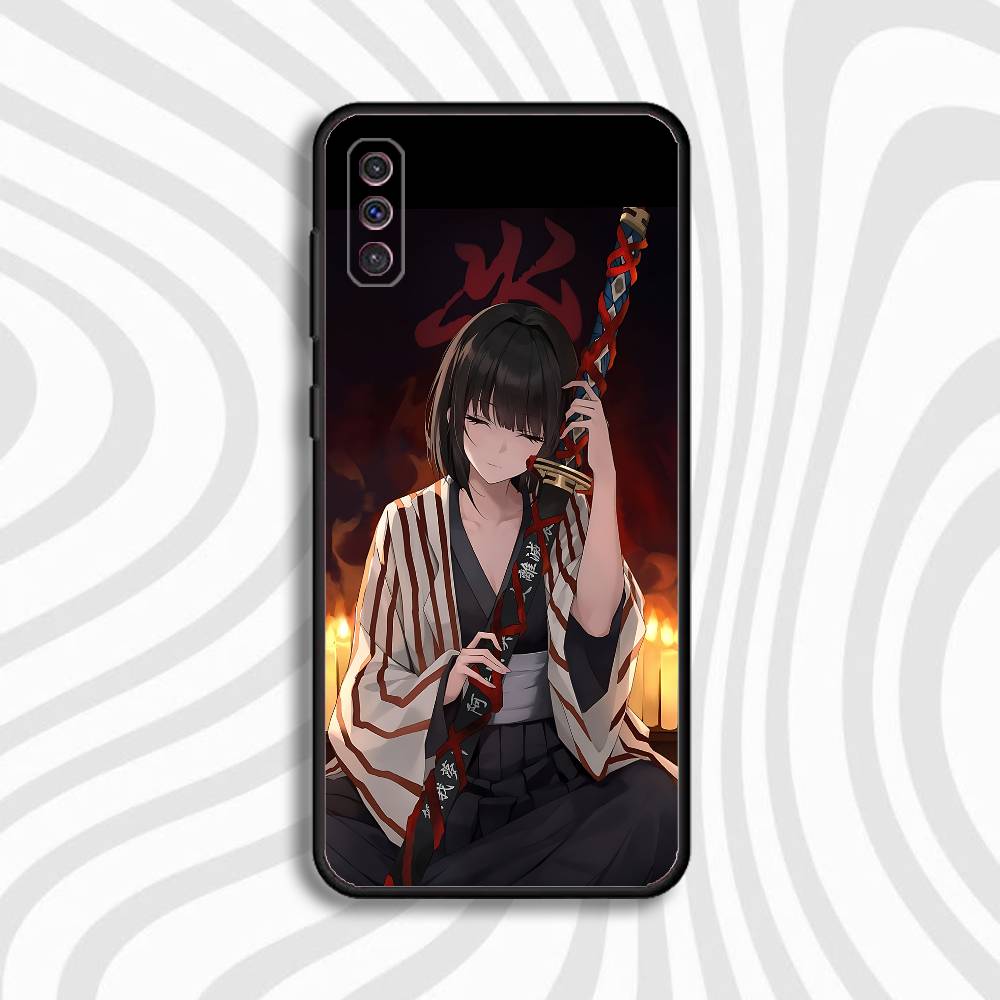 L-Limbus Company Ryoshu Handyhülle Für Samsung S10,S21,FE,S21,Note 20,S26,S25,S24,S23,Ultra,S9,S22,Plus Weiche Silikon Schwarze Hülle