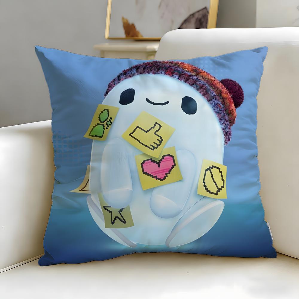 

popular animated movie Rons Gone Wrong Cushion Cover Soft EasyWash Pillow Case Versatile for Couch Bed Travel and Office 30X30cm