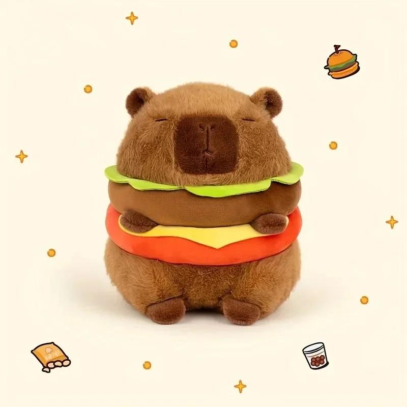 45cm Huge Capybara Plush Toy Simulation Capibara Cute Doll Stuffed Animals Plushie Soft Pillow Christmas Gift Home Decor