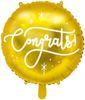 Balon Foliowy Congrats!, 45Cm, Złoty