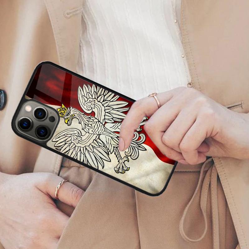 Poland Polish Flag Magnetic Phone Case For APPLE iPhone 17 Air 16 14 13 12 Pro Max 15 Plus Wireless Charge With MagSafe Cover