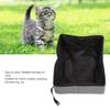 Collapsible Cat Litter Box Cloth Waterproof Outdoor Portable Cat Litter Box for Travel S Grey