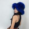 Fisherman's hat winter style brim basin hat thickened warm imitation fur fur fur hat