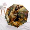 1 PC Automatic Folding Umbrella - German Shepherd Pattern, Portable & Foldable Design with 8 Ribs, Christmas Birthday Gifts