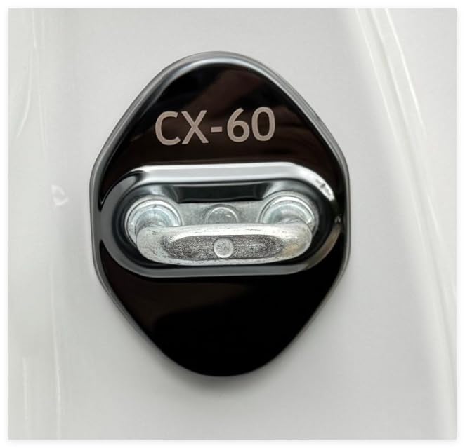 

Накладки на замки дверей MEKOMEKO для нового интерьера Mazda, нержавеющая сталь, простая установка, CX-60, аксессуары с хромированным оттенком, сталь, набор из 4 штук, [черный] чёрный