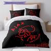 AFC Ajax Custom Name Pattern Bedding,Quilt Set Quilt Cover Pillowcase Home Birthday Gift(1 * Duvet Cover + 2 * Pillowcase, Without Core)