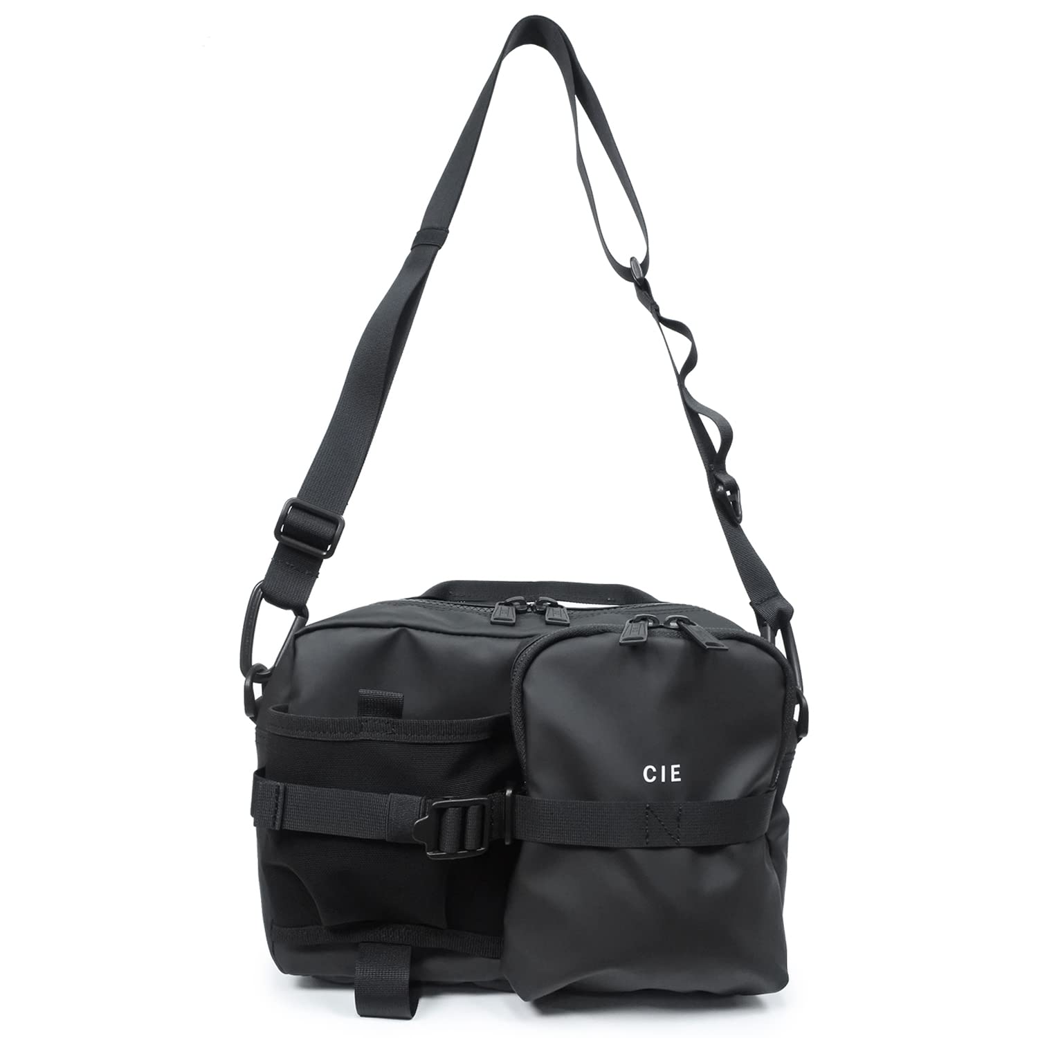 

CIE GRID-3 НАПЛЕЧНАЯ СУМКА-ФЛЯГОДЕРЖАТЕЛЬ ЧЕРНАЯ Легкая, водонепроницаемая, сделанная в Японии наплечная сумка CORDURA для мужчин и женщин