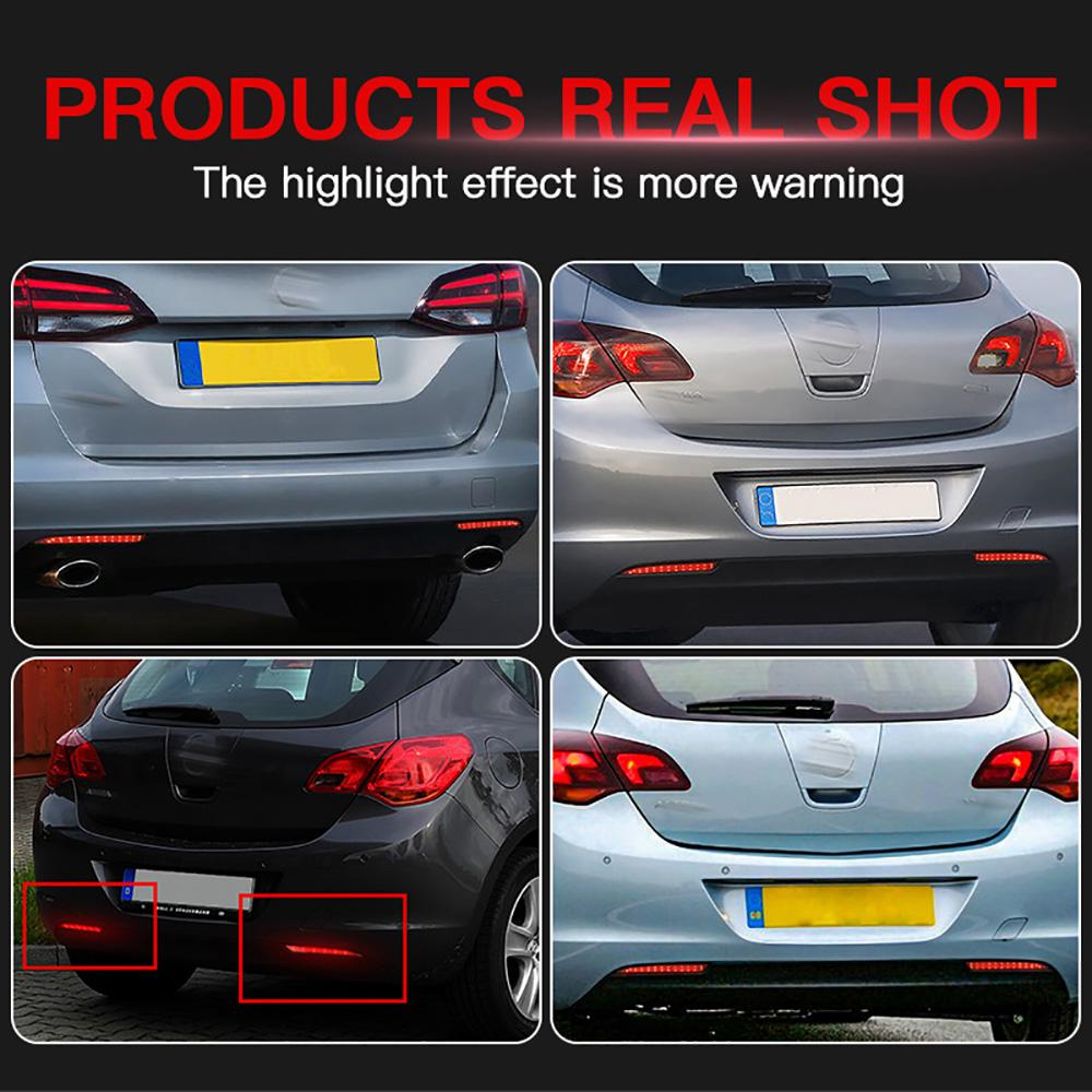 OEM:13262018 LED Rear Bumper Reflector Tail Brake Parking Warning Stop Running Light For VAUXHALL ASTRA J 5 Door Hatch 2009-2015