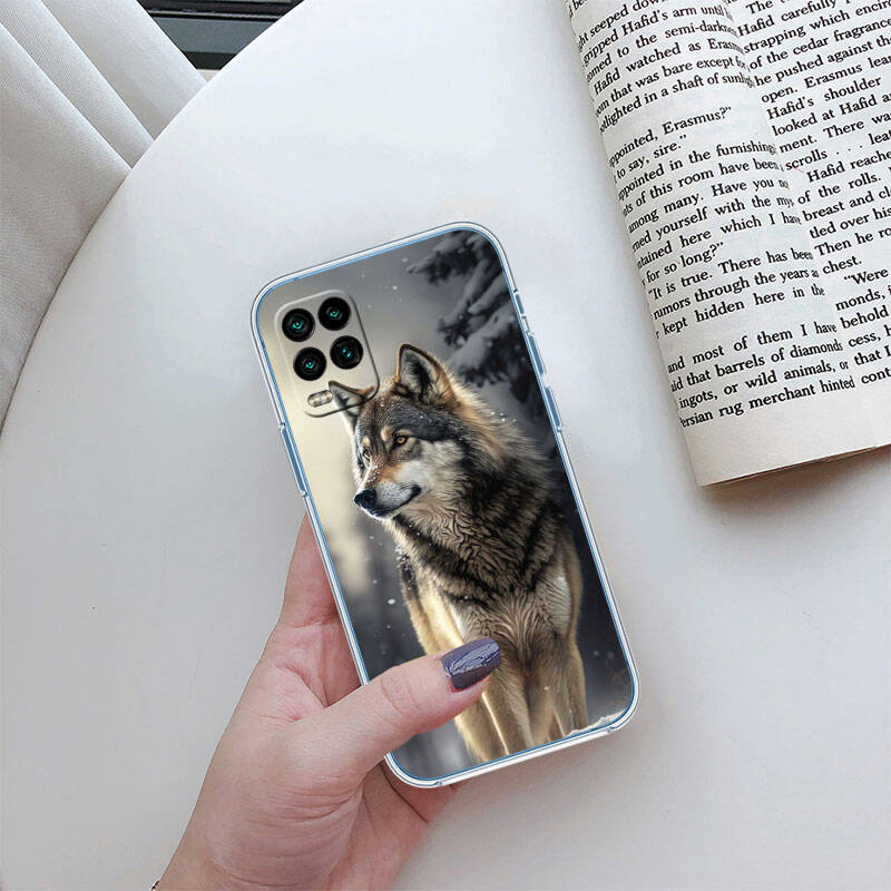 MH148 Animal Wolf Phone Case for Motorola Edge 20 30 S30 40 50 Fusion Lite Plus Pro Neo Ultra One Power Action Macro Hyper Vision Zoom