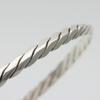 Used TIFFANY&Co. Bracelet Knife Edge Twist Sterling Silver 11.0g Silver Bangle