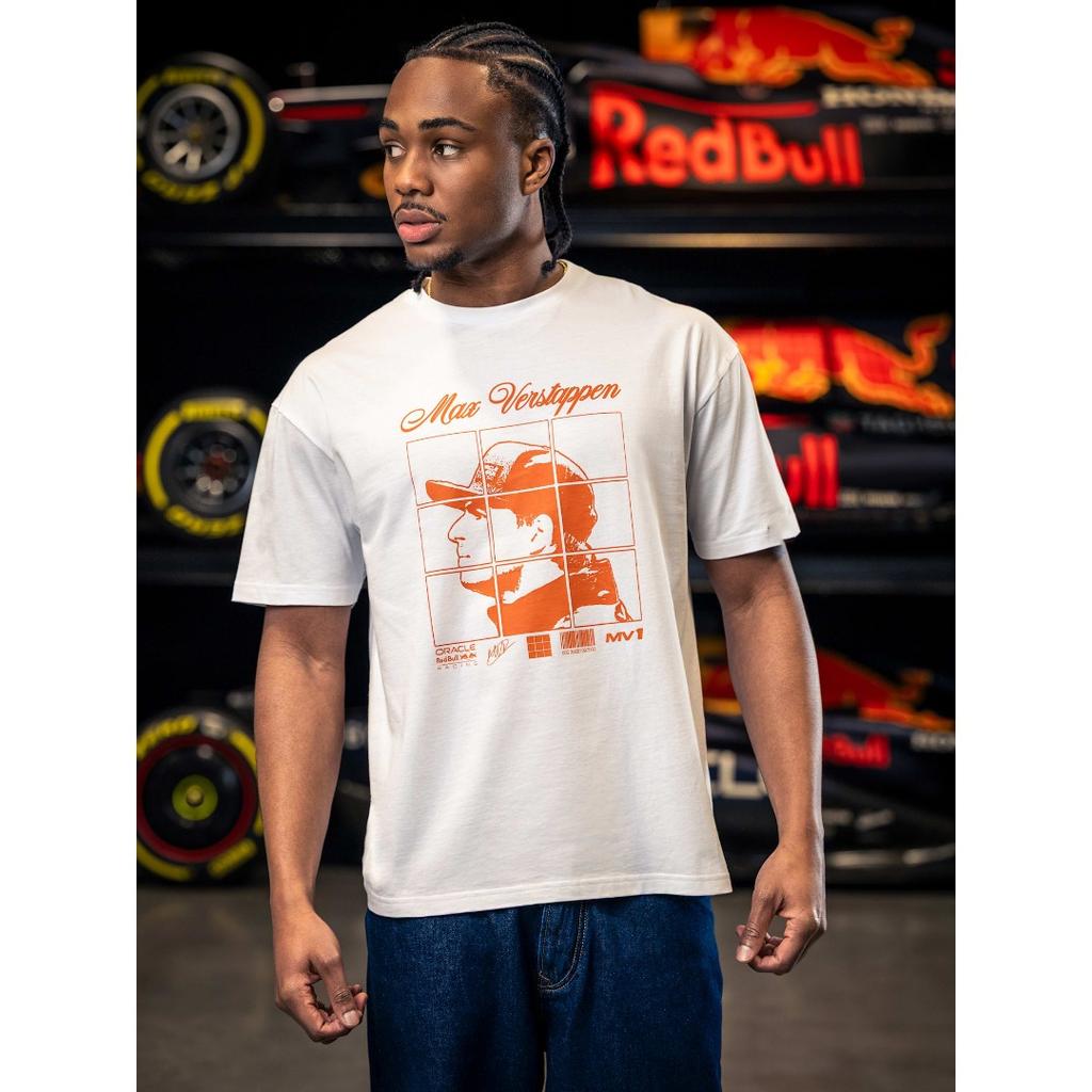 T-shirt con Logo Red Bull Racing Stampato Streetwear Uomo Donna Oversize Y2k Manica Corta Stampa Singolo Lato Alta Qualità Abbigliamento Femminile Maschile