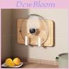 Kitchen Wall Mount Pot Lid And Cutting Board Rack With Steel Material For Space Saving