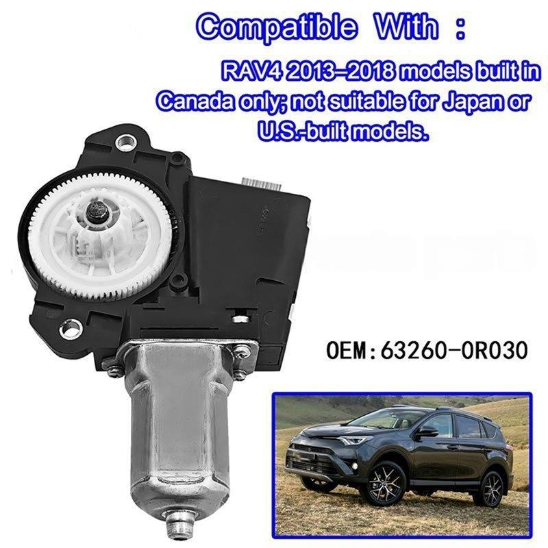 For RAV4 Camry Tacoma Avalon ES300H ES350 Compatible Sunroof Sliding Motor Actuator 63260-0R030 OEM Replacement Car Part