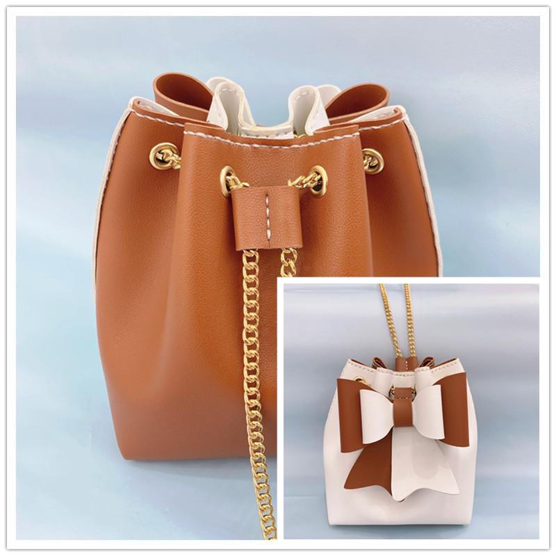 

Diy Pu Bag Metal String Shoulder Strap Woven Bow Handmade Handbag Accessories For Backpack Woven Bucket Bag