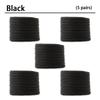 New Half Round High Quality Shoelaces 5mm Width Solid Color Shoelace Sneaker Classic Shoe Laces 1 Pair/3 Pair/5 Pair