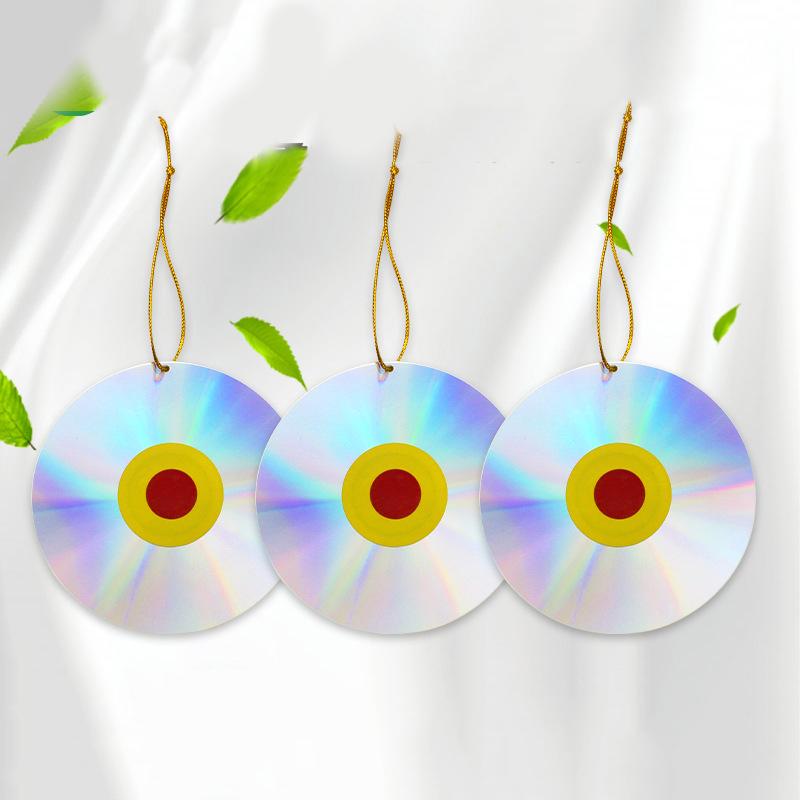 

Двустороннее отражение Отражающее анти Cd Репеллент для птиц с растением Bell Garden